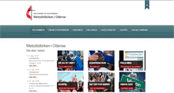 Desktop Screenshot of metodistkirken-odense.dk