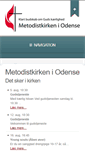 Mobile Screenshot of metodistkirken-odense.dk